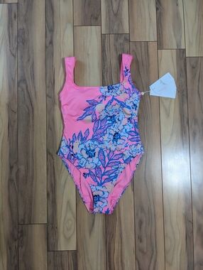NWT! Lilly Pulitzer Cashel One Piece Swim Suit In Multi Totally Koalafied Size 6
